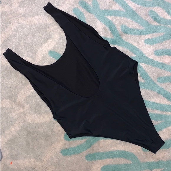 Aerie Super Scoop Black One Piece Swimsuit XL - Picture 6 of 10